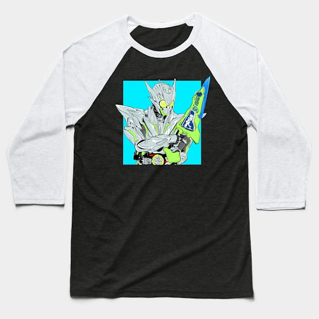 KAMEN RIDER ZERO ONE METAL CLUSTER HOPPER Baseball T-Shirt by Tokuproject